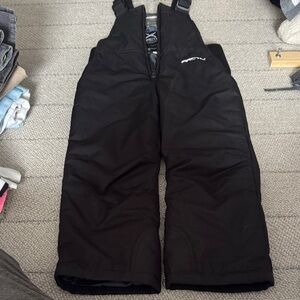 Arctix Kids Black Insulated Overalls size 4T